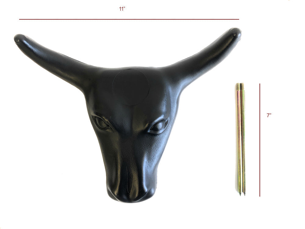 AJ Tack Junior 11" Horn Spread Steer Head Roping Dummy