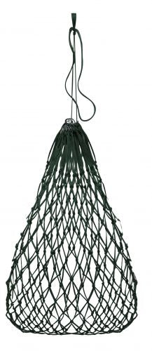 Slow feed hay bag with rings.