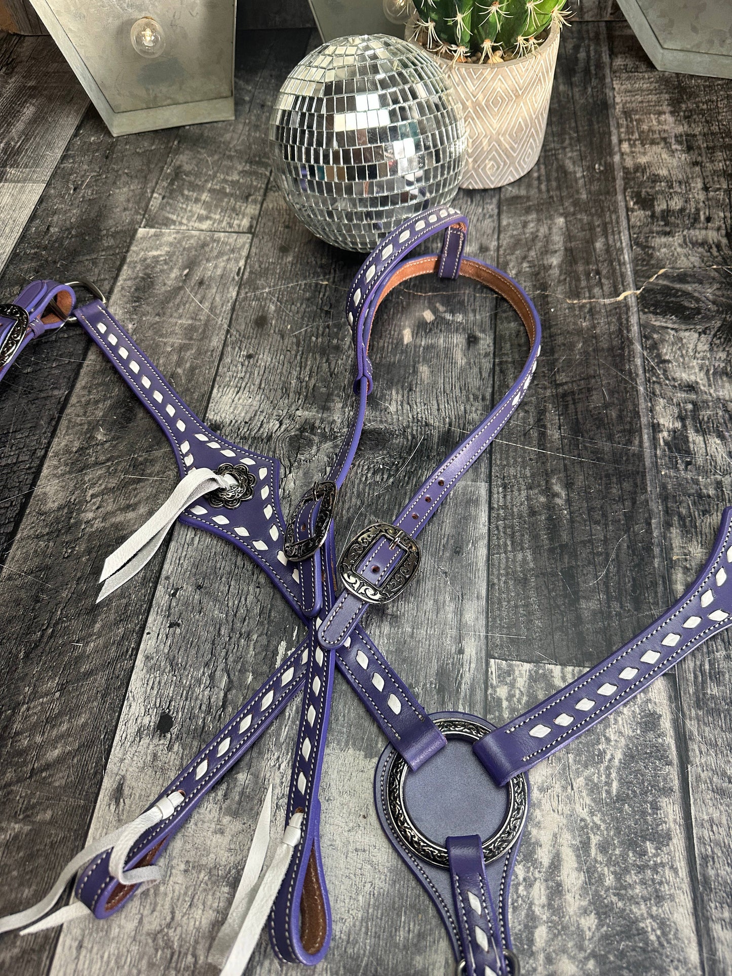 Buckstitchin' Beauty Purple Tack Set