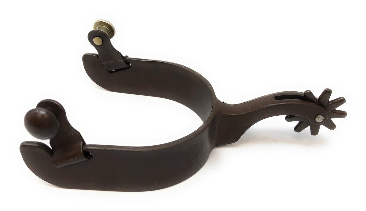 AJ Tack Praying Cowboy Spurs, Antique Brown