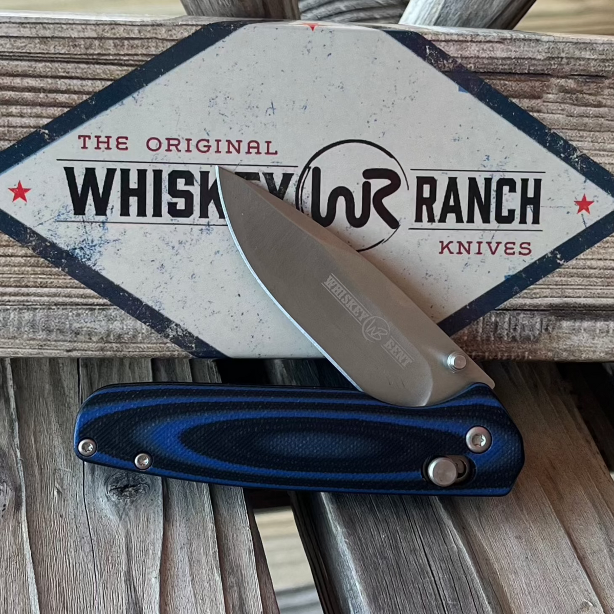 Blue Catch Pin Knife
