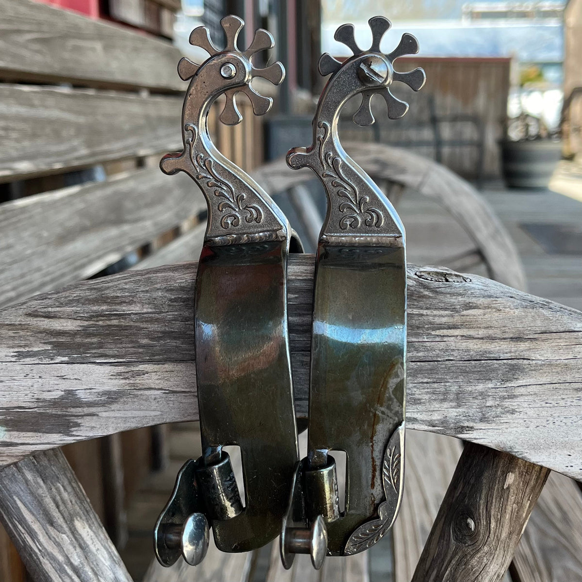 Vintage Scroll Spur