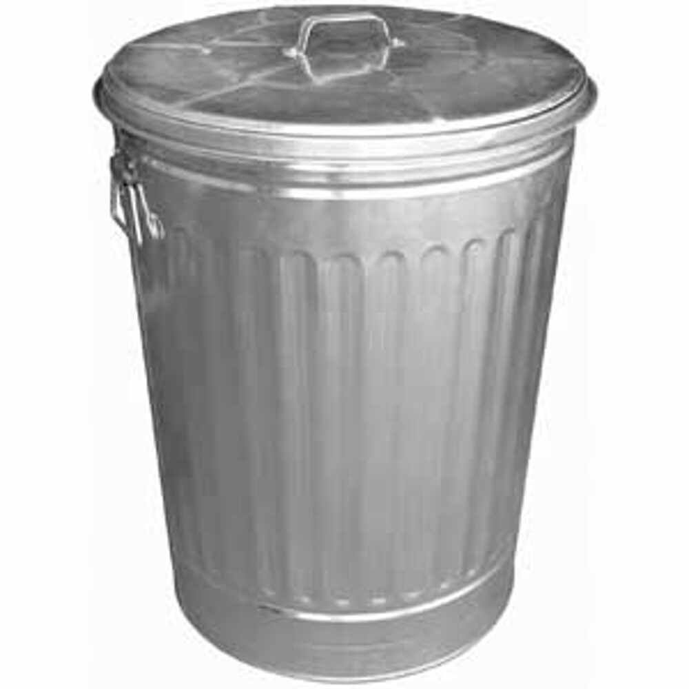 LITTLE GIANT® HEAVY-DUTY GALVANIZED STORAGE BIN/GARBAGE CAN