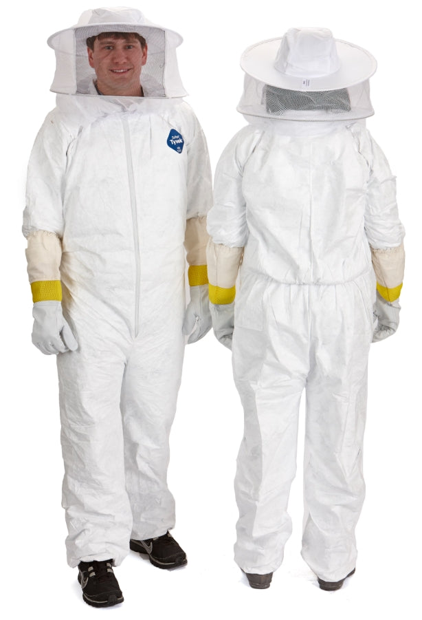 MEDIUM BEEKEEPING TYVEK COVERALL