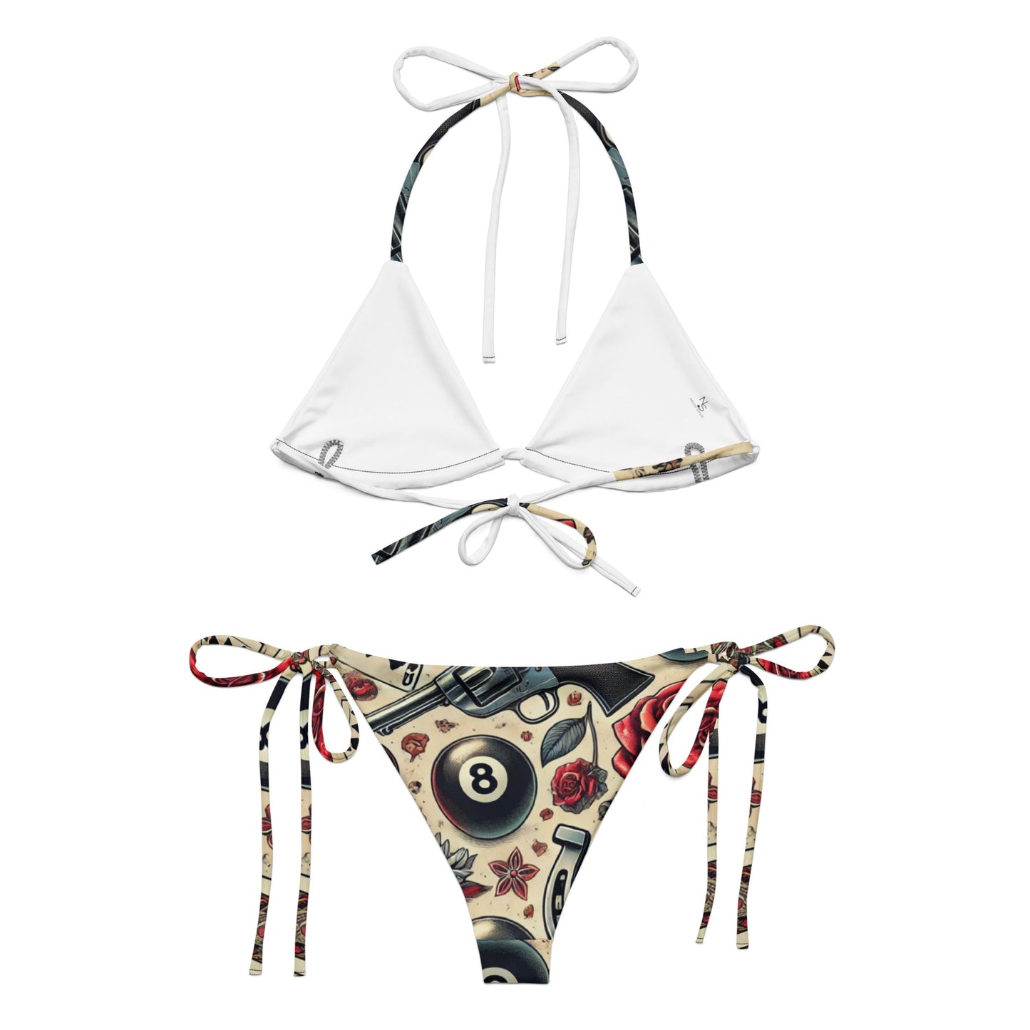 Guns Up String Bikini