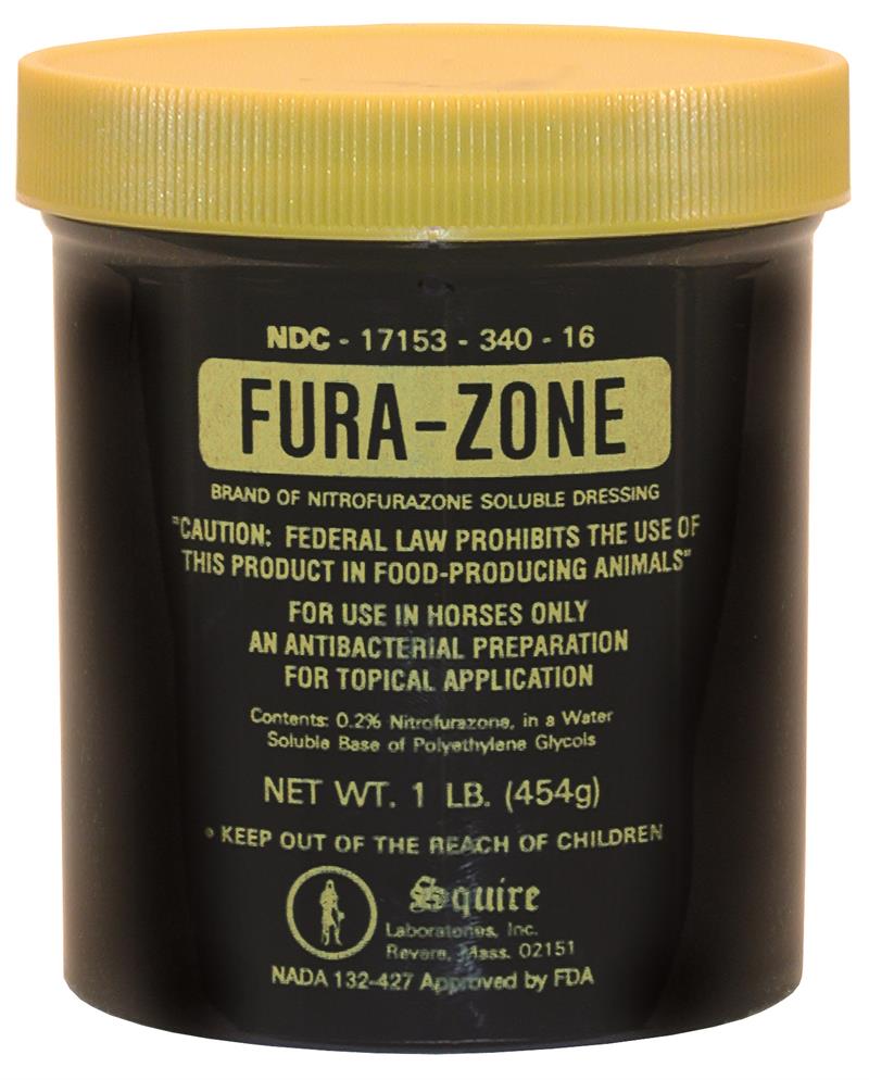 Fura-Zone Nitrofurazone Soluble Dressing for Horses, 1 lb — Discontinued Stock