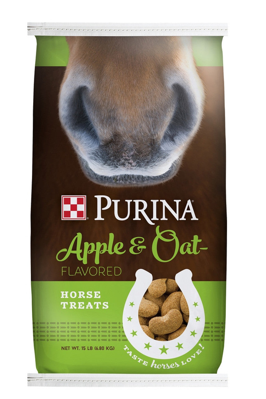 HORSE TREATS: APPLE & OATS 15#