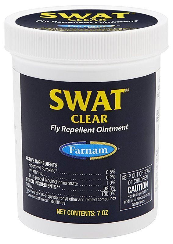 SWAT Clear Fly Repellent Ointment by Farnam 7 oz