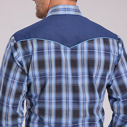 Blue Fancy Plaid | Roper Mens