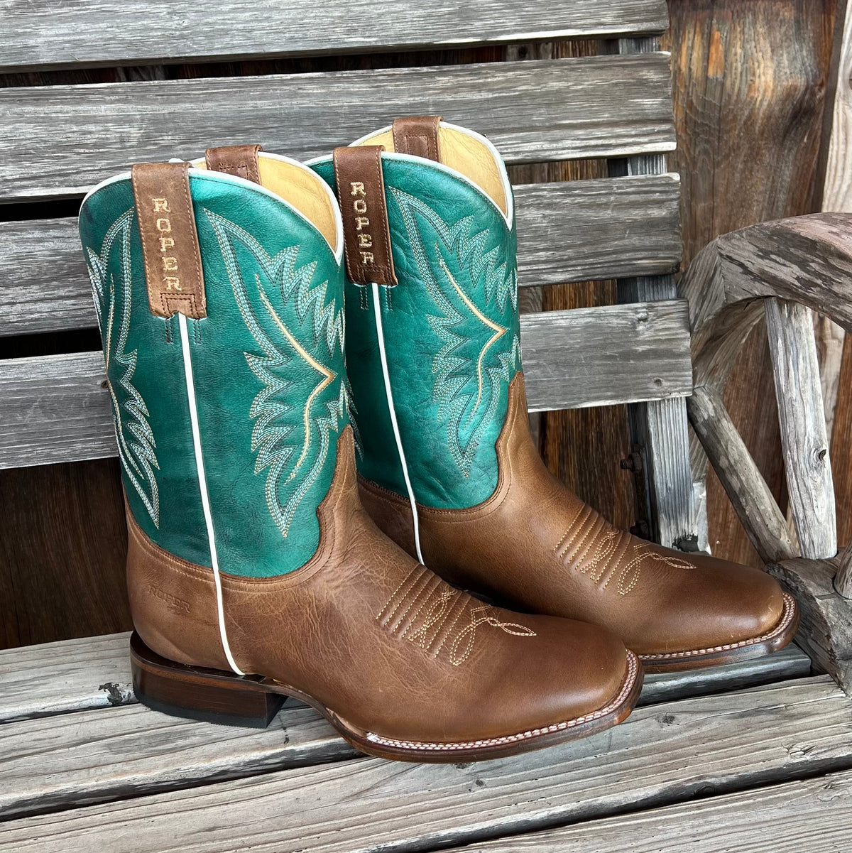 Green Cowboy | Roper Mens