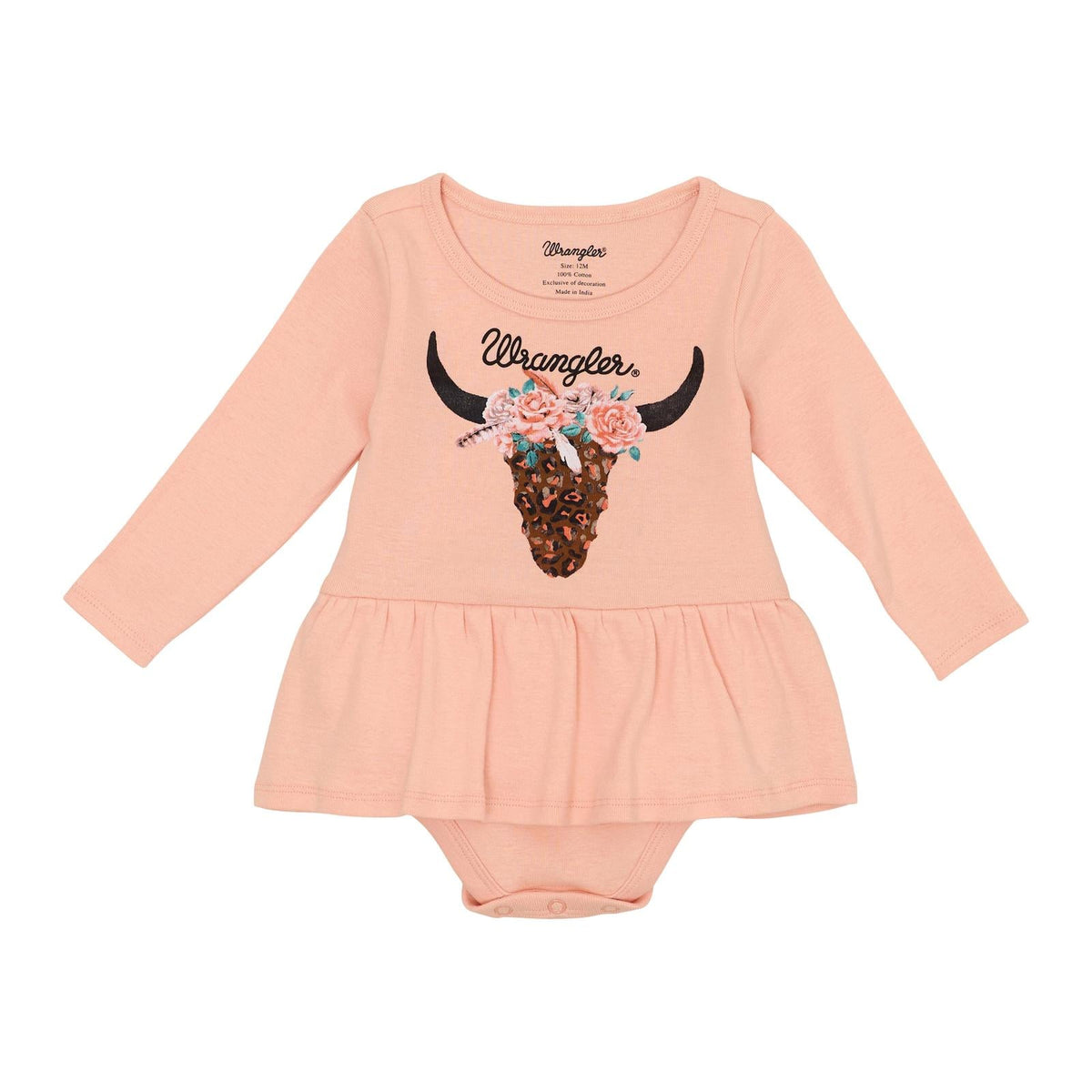 Floral Steer head | Wrangler Infant