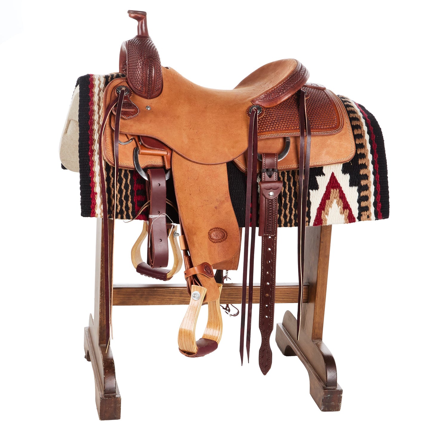 Mayatex Cowtown Saddle Blanket | 100% New Zealand Wool, 34"x36"