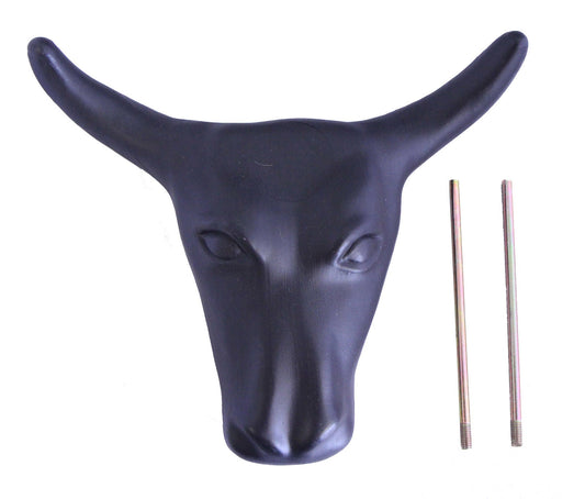 AJ Tack Junior 11" Horn Spread Steer Head Roping Dummy