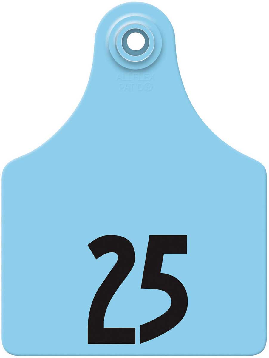 26-50 Blue Allflex: Maxi Fem/Sm Male