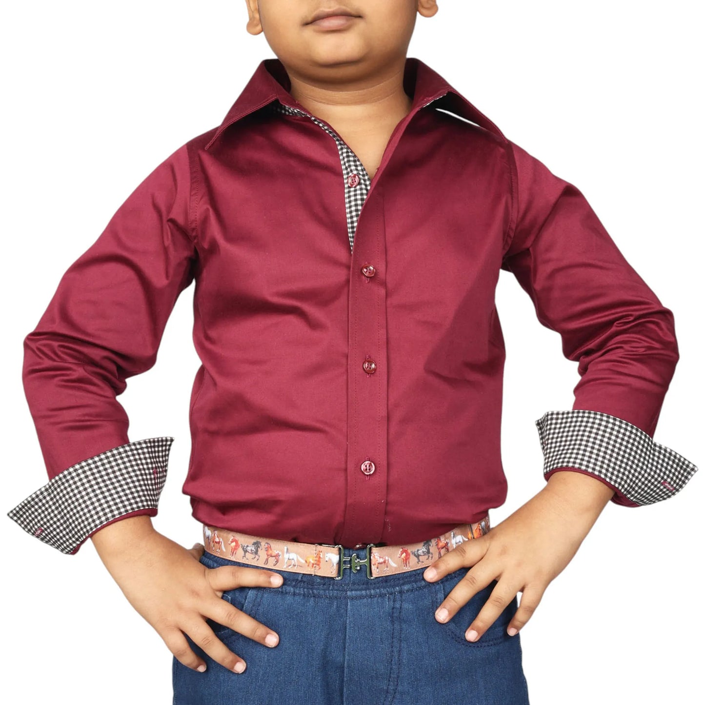 TuffRider Boys ADEY Shirt - Royal Blue
