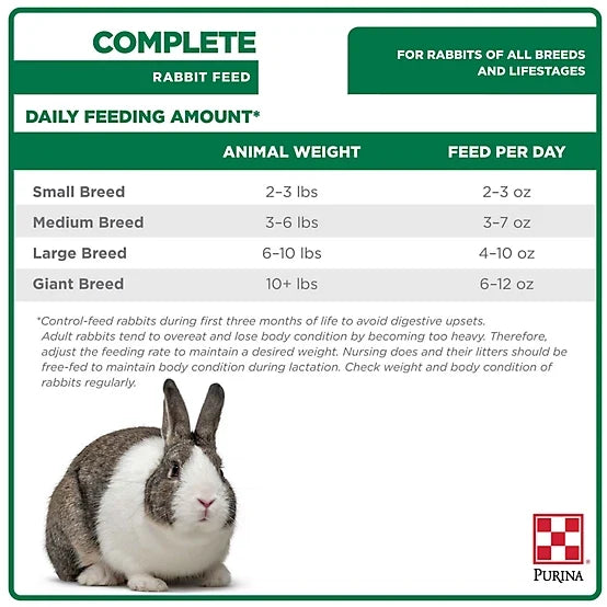 Purina Rabbit Complete 16% 25 lbs