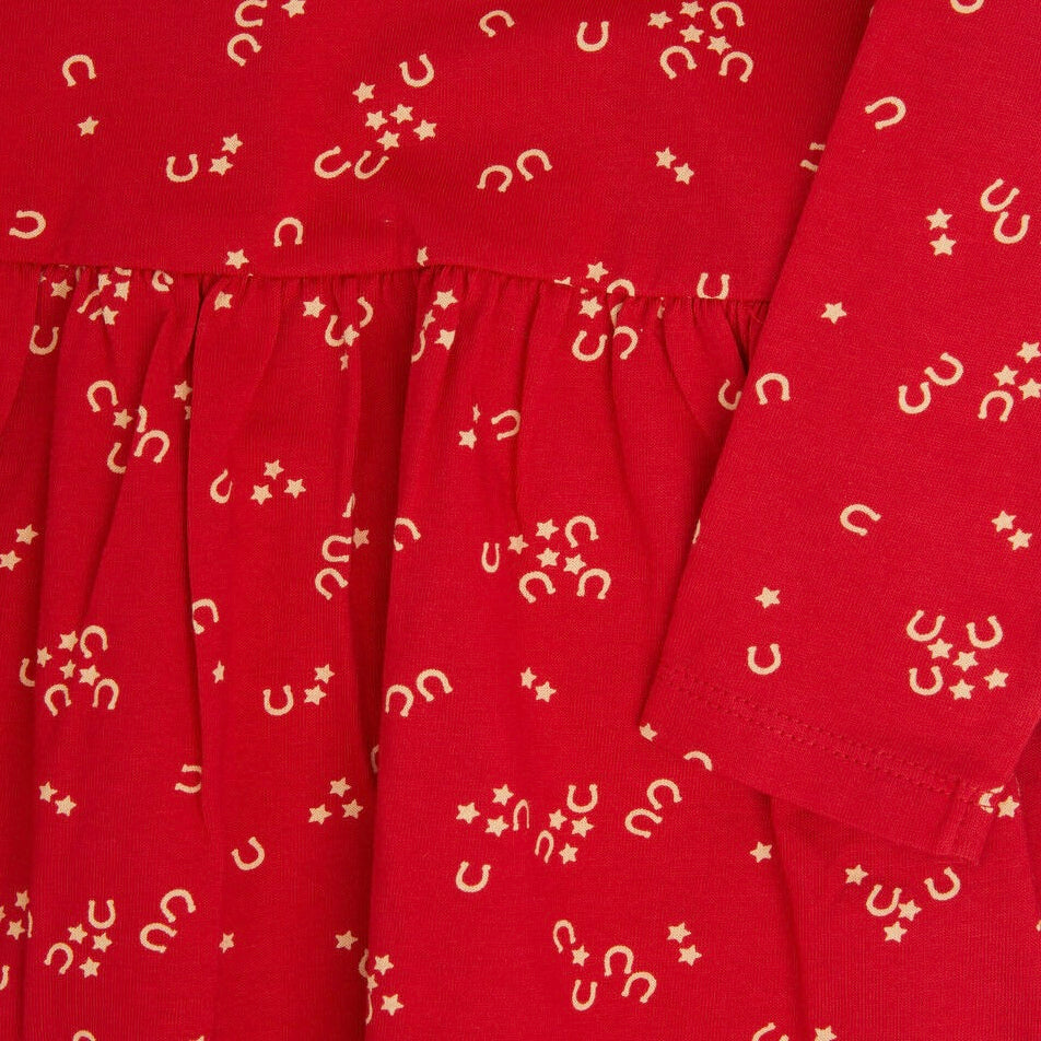 Red Horseshoe Dress | Wrangler Girls