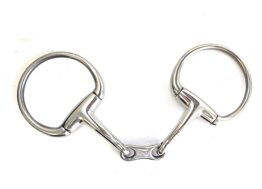 AJ Tack French Link Curved Eggbutt Snaffle Bit