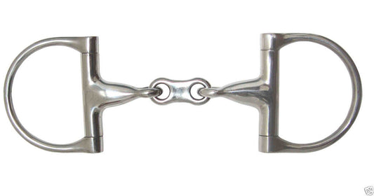 AJ Tack Dee Ring French Link Snaffle Bit