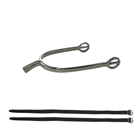 Ladies Prince of Wales English Spurs with Leather Straps