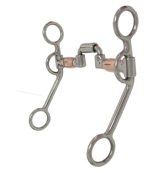 Argentine Hinged Port Correction Bit with Copper Rollers, 5"