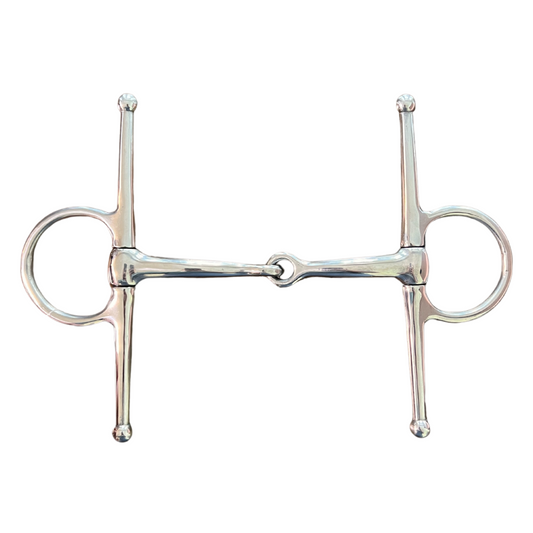 AJ Tack Full Cheek Snaffle Bit, 5"
