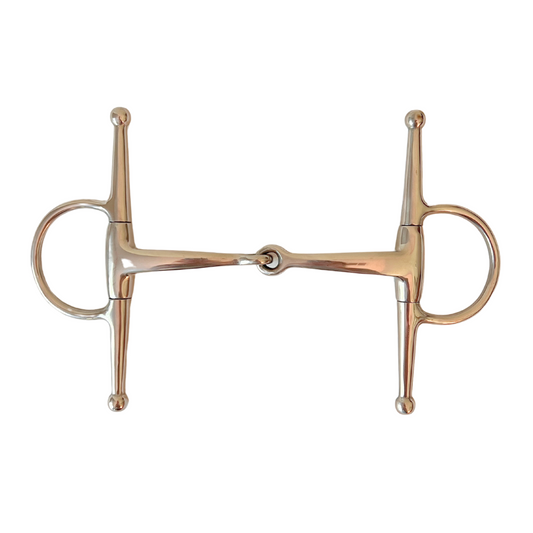 Full Cheek Snaffle Bit with Triangle Mouth, 5.5"