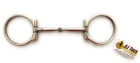 Offset Dee Ring Sweet Iron Snaffle Bit, 5"