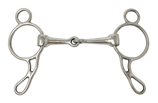 AJ Tack Wonder Gag Snaffle Bit, Miniature Horse