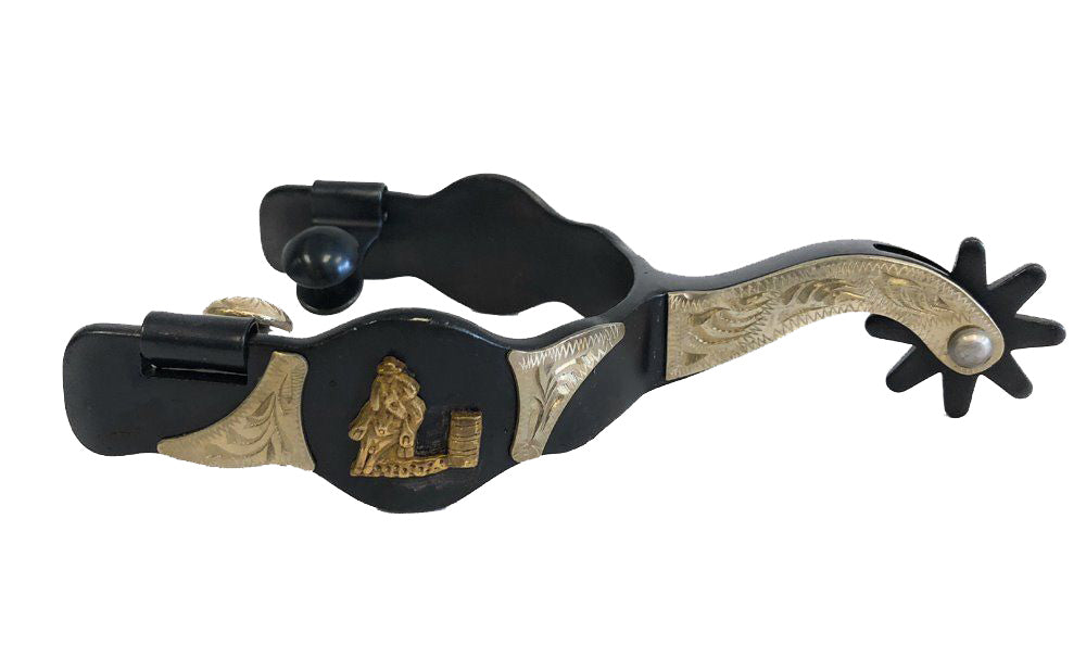 AJ Tack Barrel Racer Spurs