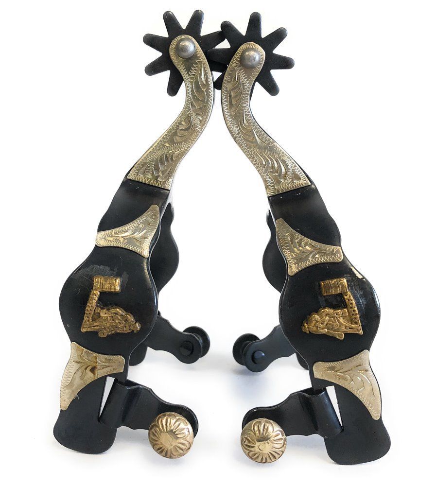AJ Tack Barrel Racer Spurs