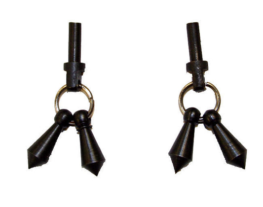 AJ Tack Black Jingle Bobs for Western Spurs