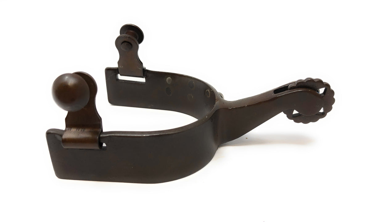 AJ Tack Ladies Star Charm Spurs, Antique Brown