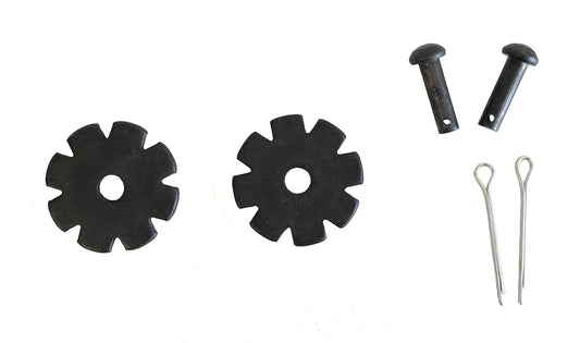 AJ Tack 1" 8 Point Blunt Rowel Package