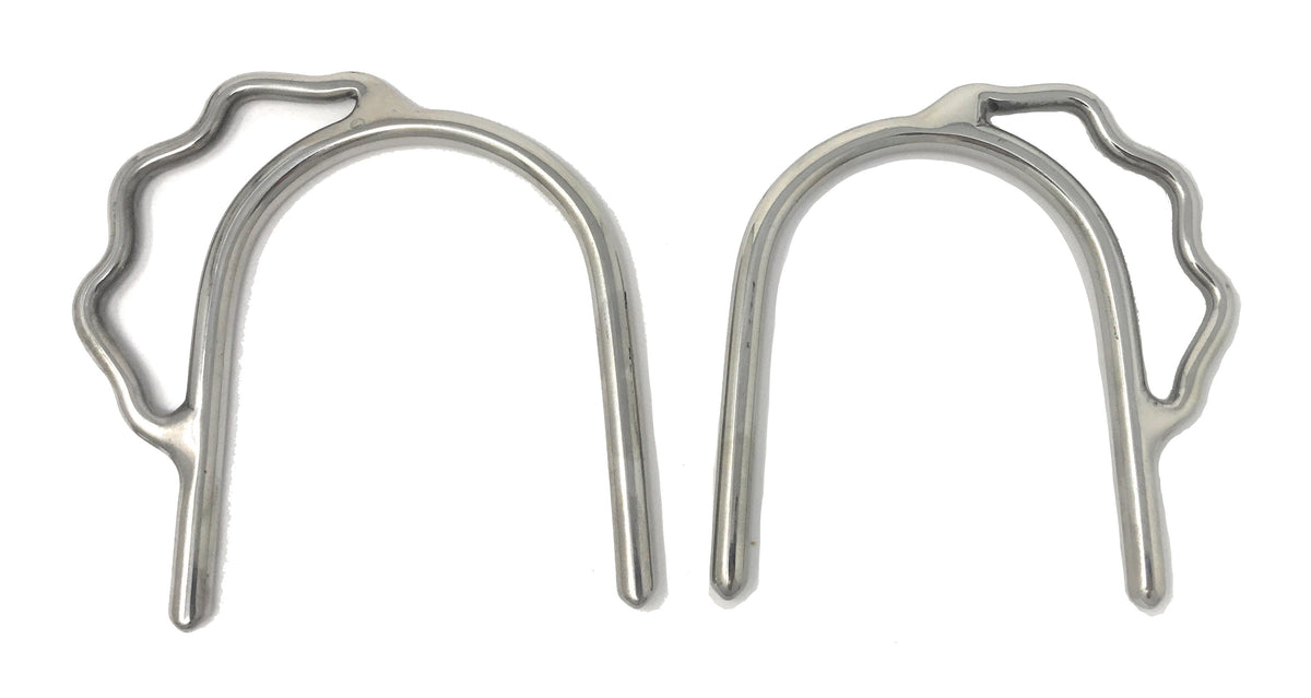 AJ Tack Ladies Stainless Steel Slip-On Bumper Spurs