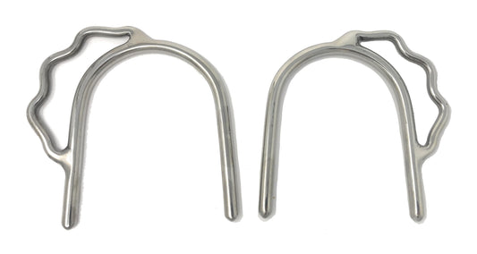 AJ Tack Ladies Stainless Steel Slip-On Bumper Spurs