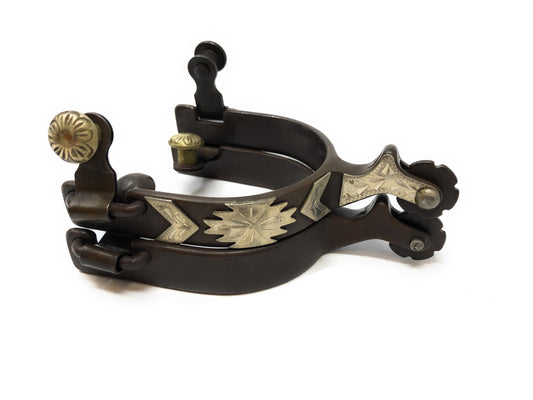Ladies Antique Brown Southwest Spurs
