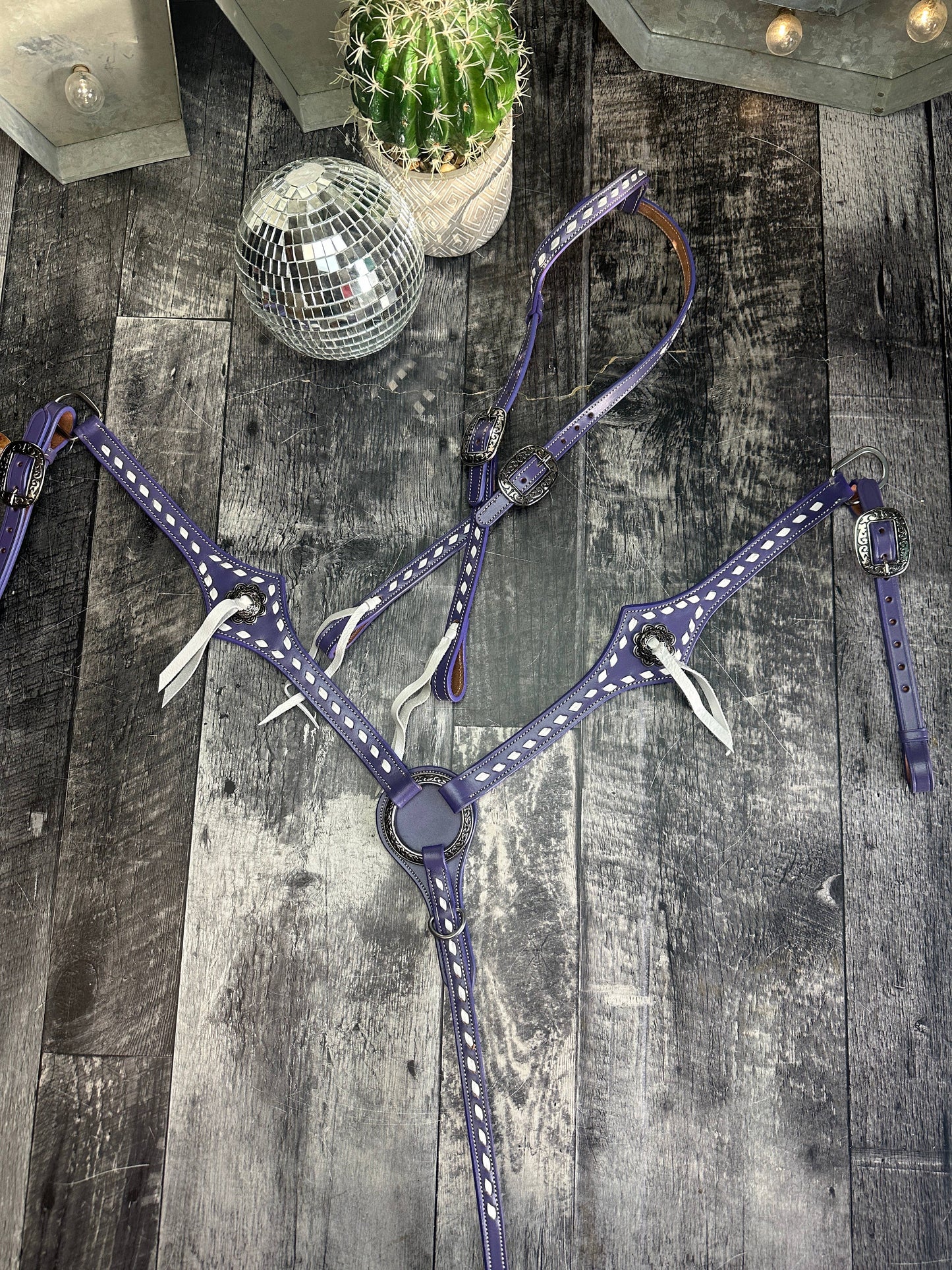 Buckstitchin' Beauty Purple Tack Set