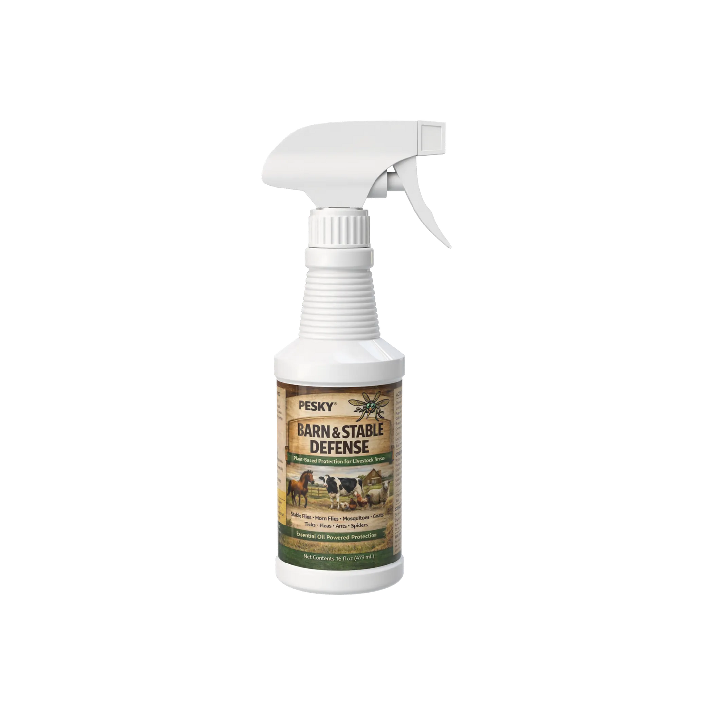 Away Livestock Barn Surface Spray Plant-Based Insect Deterrent for Barns