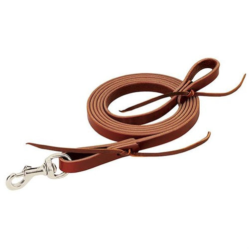Latigo Leather Flat Roper Rein, 5/8" x 8'