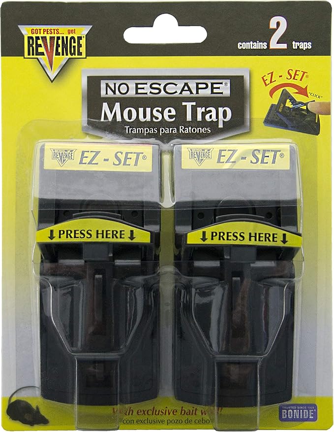 Revenge: EZ-SET MOUSE TRAP - 2 PACK