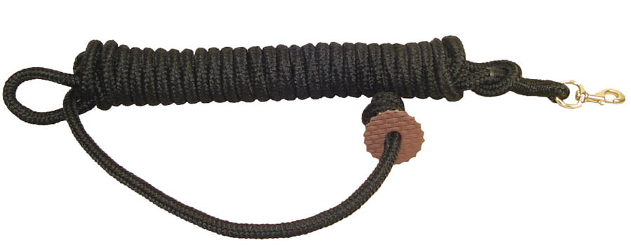 Lunge Line 1/2" x 30 ft - BLACK