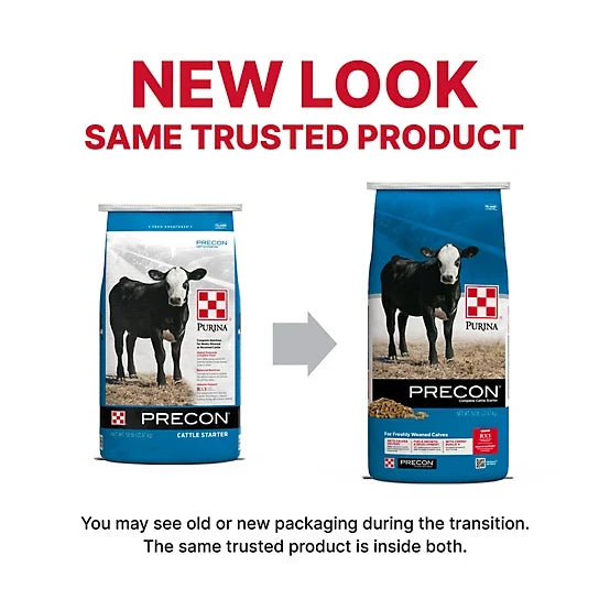 Purina Precon Complete with RX3 Cattle Feed, 50 lb. Bag