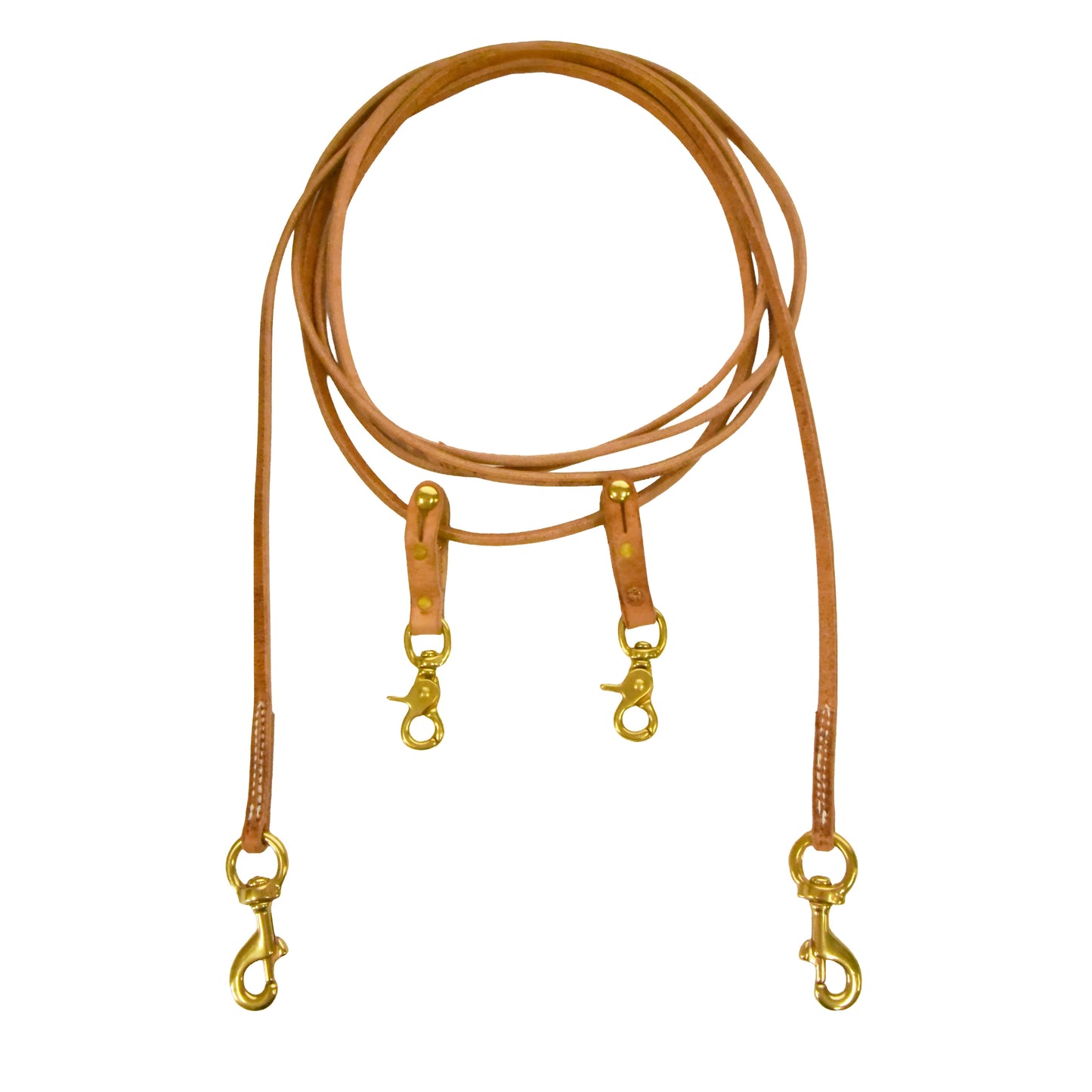 AJ Tack Harness Leather Draw Reins