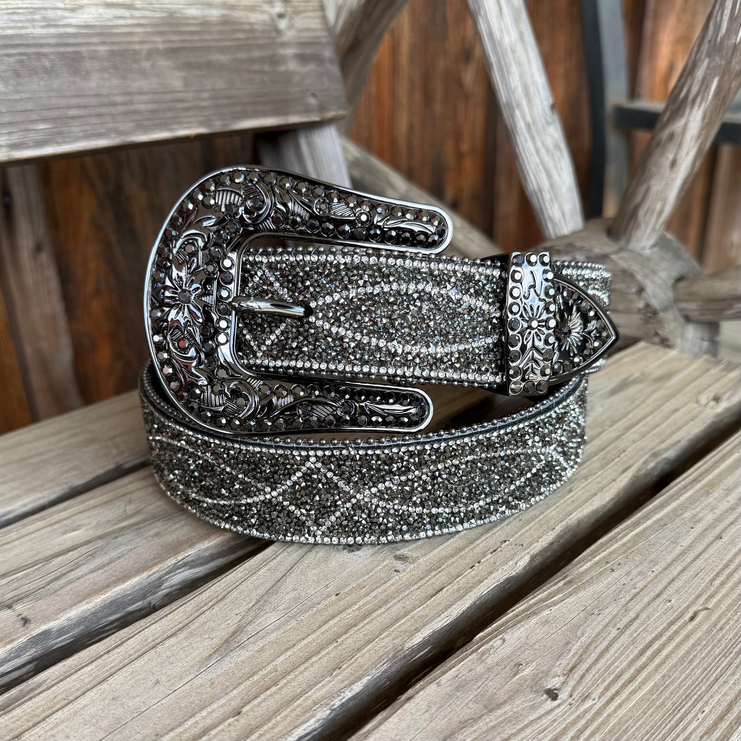 Boot Stitch Bling Belt | Angel Ranch