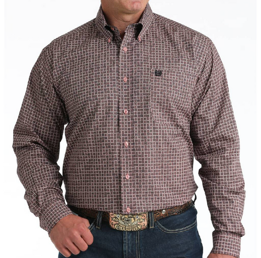 Maroon Woven | Cinch Mens