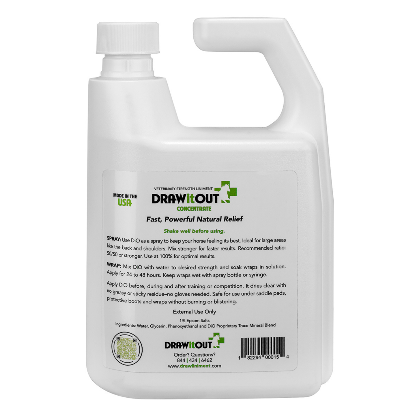 Draw It Out® 32oz Liniment Concentrate | Mix-to-Use Formula