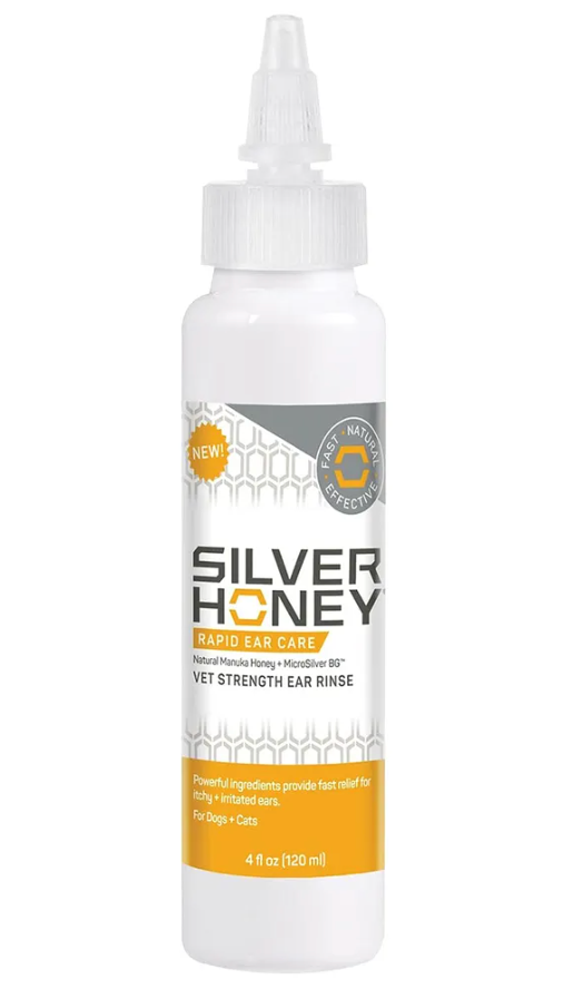 Silver Honey Rapid Ear Care Vet Strength Ear Rinse