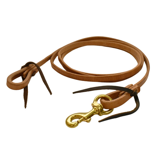 Harness Leather Flat Roper Reins - 1/2" x 8ft