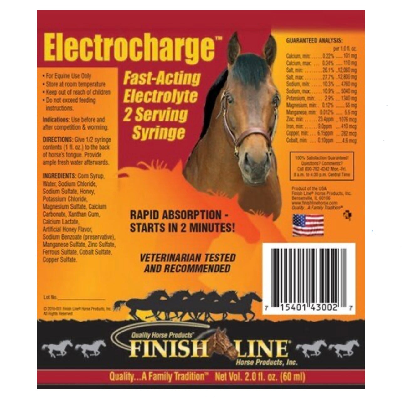Finish Line Electrocharge Electrolyte Paste 60cc